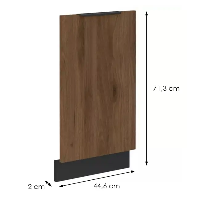 Mosogatógép ajtaja Monza dió Okapi Zm 713x446,2