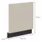 Mosogatógép ajtaja Arona Cashmere  Zm 570x596,2