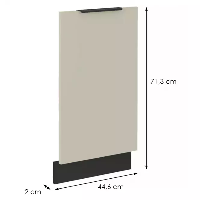 Mosogatógép ajtaja Arona Cashmere  Zm 713x446,2