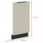 Mosogatógép ajtaja Arona Cashmere  Zm 713x446,2