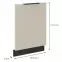 Mosogatógép ajtaja Arona Cashmere  Zm 713x596,2