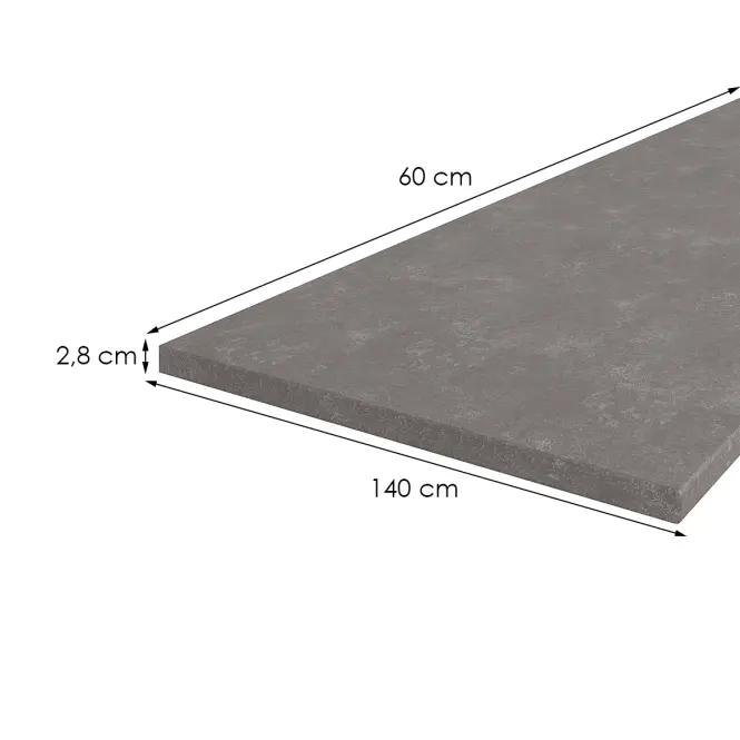 Konyhai munkalap 140 cm/28 mm Metalic Brown,2