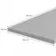 Konyhai munkalap 80 cm/38 mm Inox szürke F76112,2