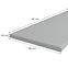 Konyhai munkalap 180 cm/38 mm Inox szürke F76112,2
