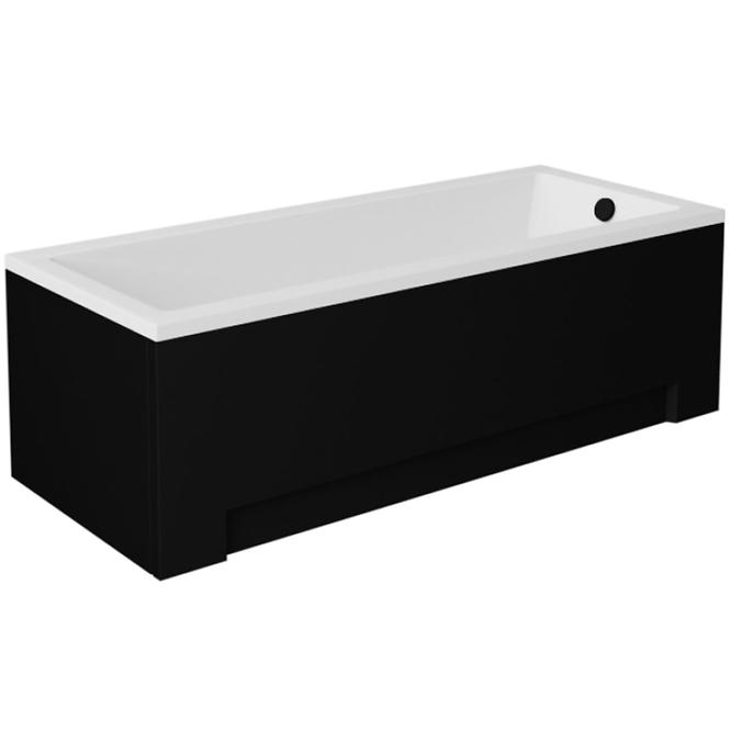 Panel a fürdőkádhoz Uni 120/70 L/P fekete