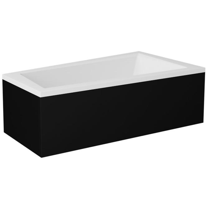 Panel a fürdőkádhoz Intima 160/90 L/R, fekete