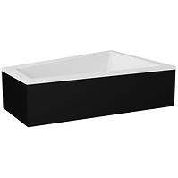 Panel a fürdőkádhoz Intima Duo 180/125 L/R, fekete