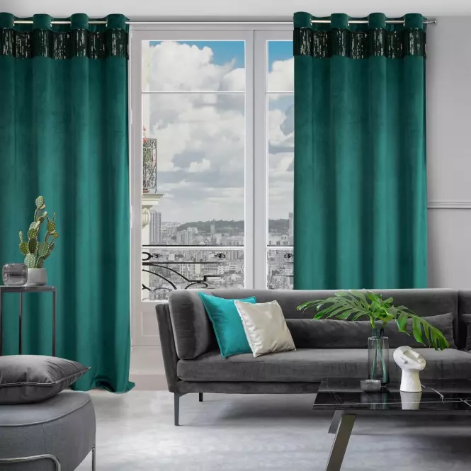 Sötétítő JASPER 140x250 karikán 386240 EUROFIRANY