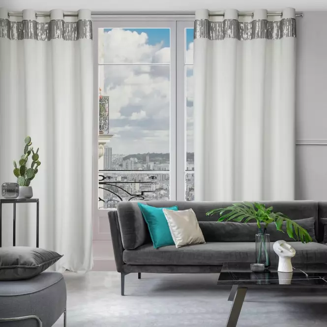 Sötétítő JASPER 140x250 karikán 386246 EUROFIRANY