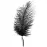 Fekete toll 6 db 18x9 cm 1112650