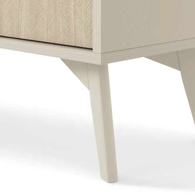 Éjjeliszekrény Forest S54 homokbézs/ halszálkás scandi,5