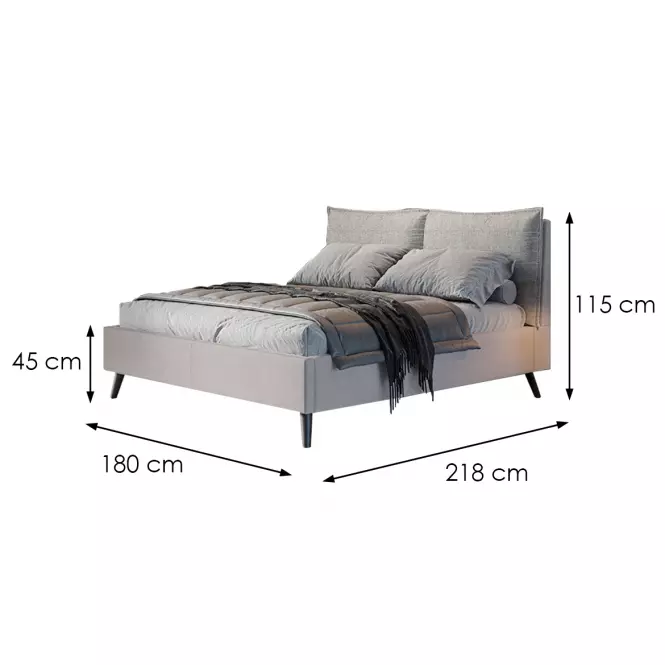 Ágy Dantaria 180x200 Letto 80/Coco 83,2