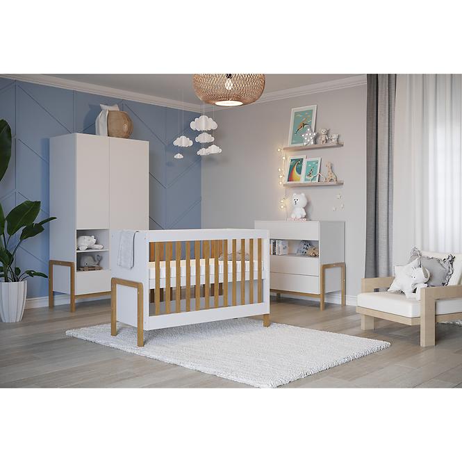 Gyermekágy Tapczan Victor+Sz+M fehér 80x180