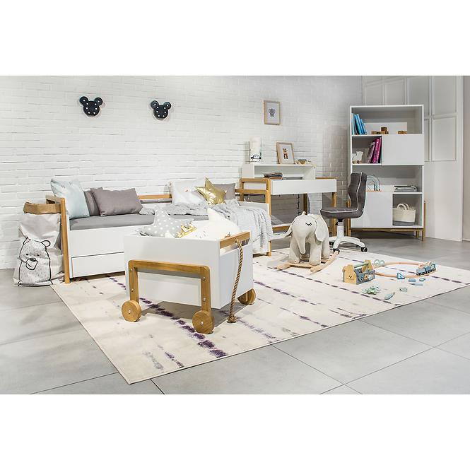 Gyermekágy Tapczan Victor+Sz+M fehér 80x180