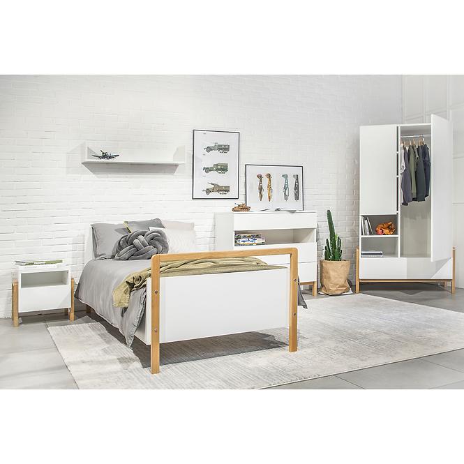 Gyermekágy Tapczan Victor+Sz+M fehér 80x180