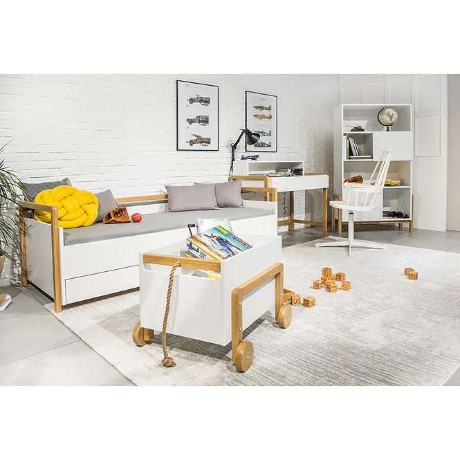 Gyermekágy Tapczan Victor+Sz+M fehér 80x180