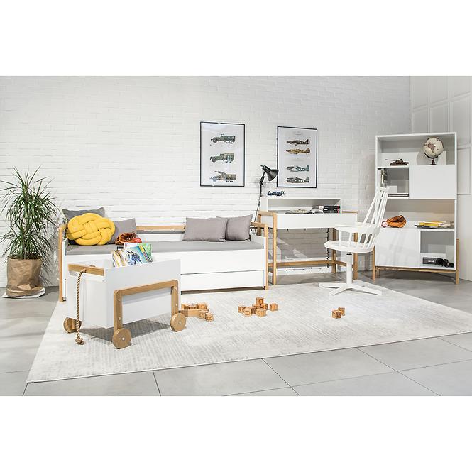 Gyermekágy Tapczan Victor+Sz+M fehér 80x180