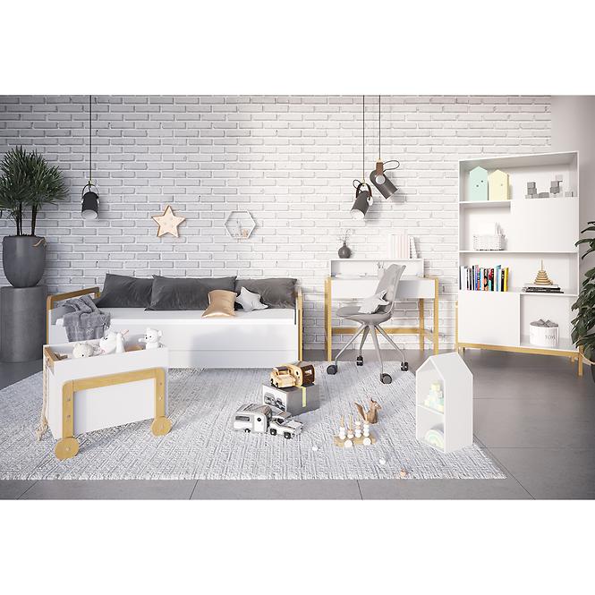 Gyermekágy Tapczan Victor+Sz+M fehér 80x180