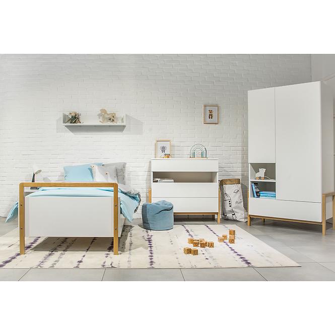 Gyermekágy Tapczan Victor+Sz+M fehér 80x180