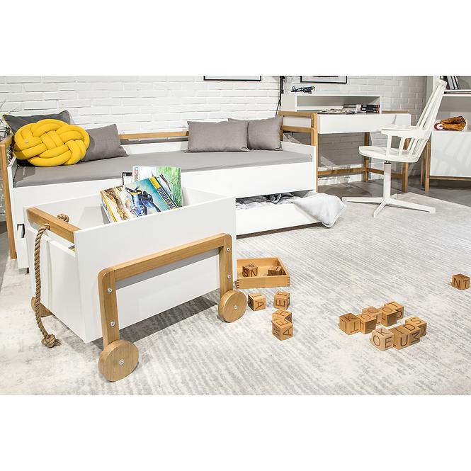 Gyermekágy Tapczan Victor+Sz+M fehér 80x180