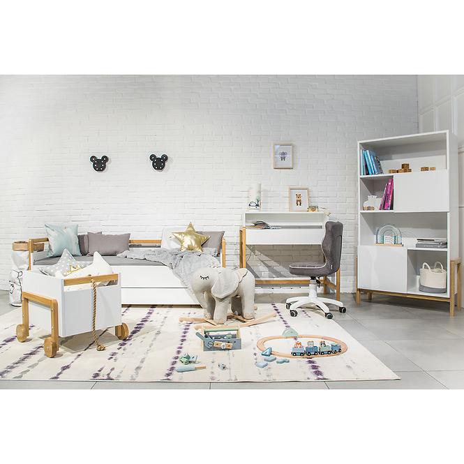 Gyermekágy Tapczan Victor+Sz fehér 80x180,8