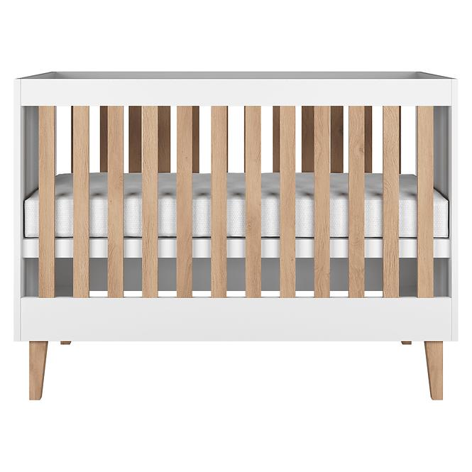 Baba ágy Dziecięce Kubi fehér 60x120,2