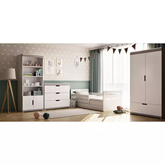 Gyermekágy Tomi+Sz fehér 80x160
