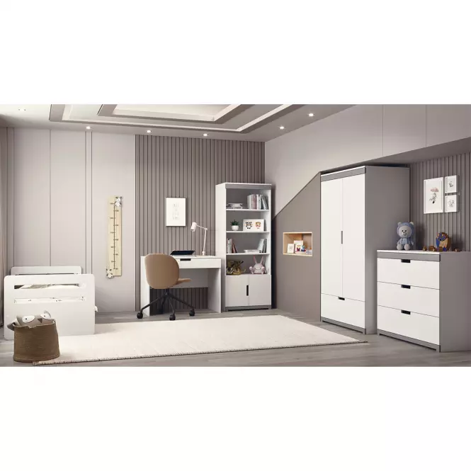 Gyermekágy Tomi+Sz fehér 80x180