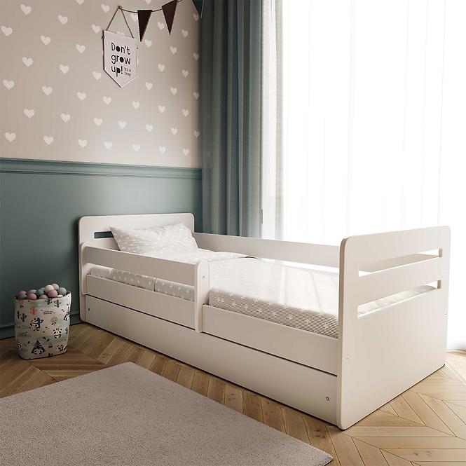 Gyermekágy Tomi+Sz+M fehér 80x140