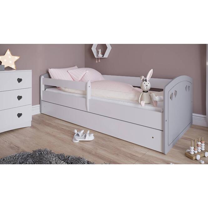 Gyermekágy Julia +M Mix szürke 80x140