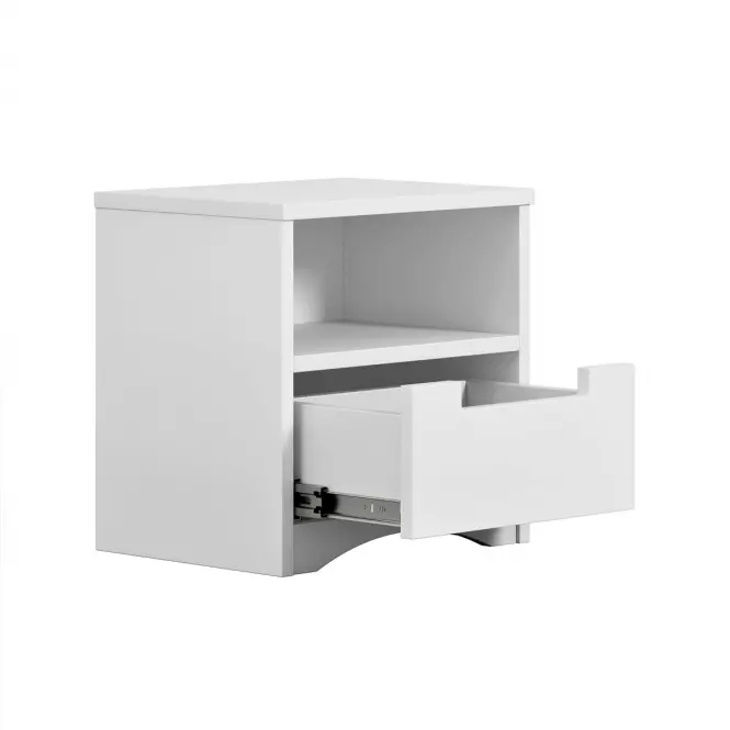 Éjjeliszekrény Classic fehér,5