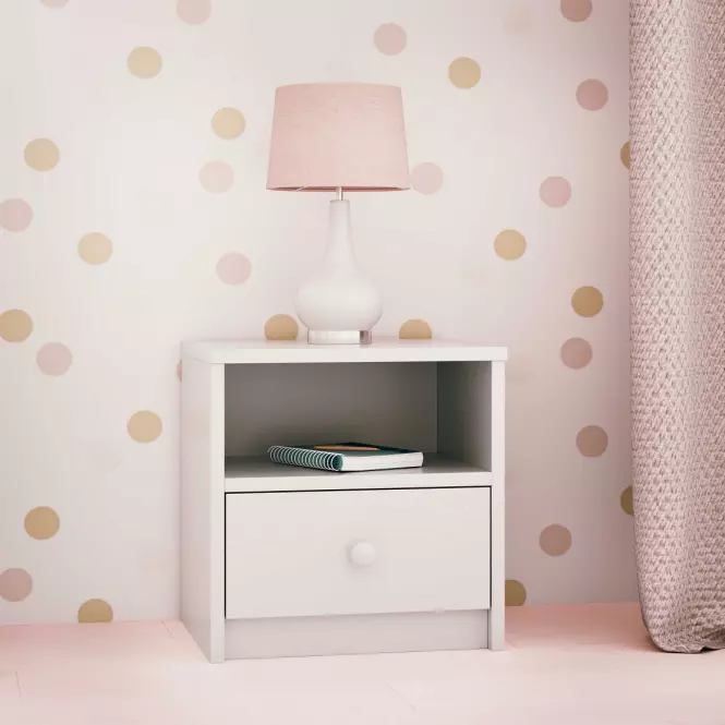 Éjjeliszekrény Babydreams fehér