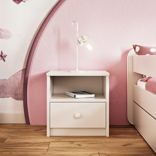 Éjjeliszekrény Babydreams fehér