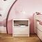 Éjjeliszekrény Babydreams fehér,7