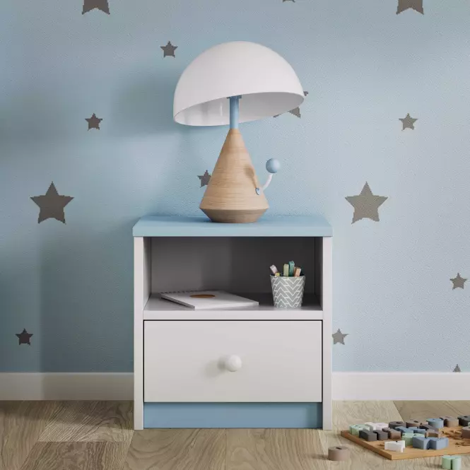 Éjjeliszekrény Babydreams kék
