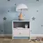 Éjjeliszekrény Babydreams kék,6