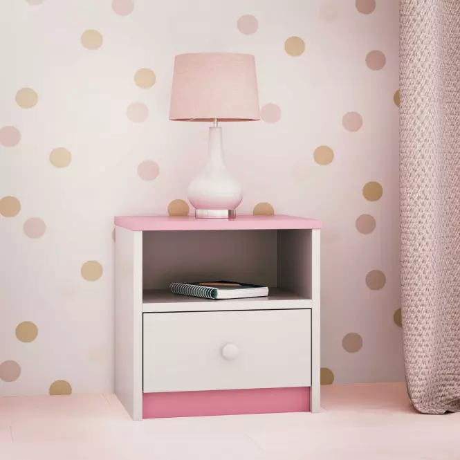 Éjjeliszekrény Babydreams Rózsaszín