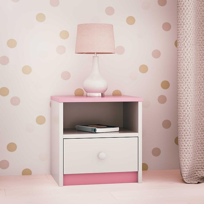 Éjjeliszekrény Babydreams Rózsaszín