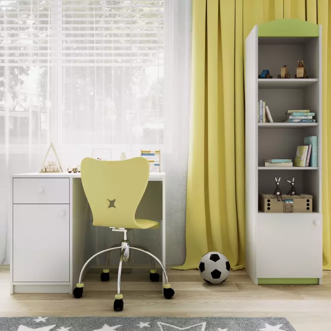 Éjjeliszekrény Babydreams zöld,7