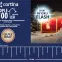 Karácsonyi fények LED sople 100l zew. Trans+gn+flash biały kabel10,5