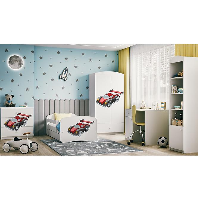 Komód gyermek számára Babydreams fehér – Auto