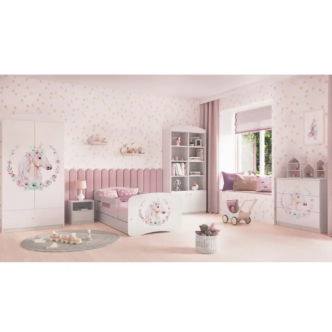 Komód gyermek számára Babydreams fehér – ló,6