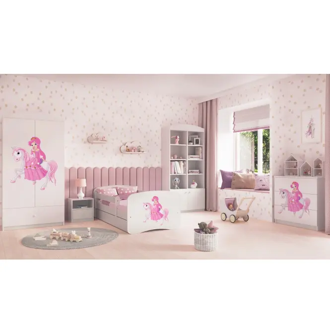 Komód gyermek számára Babydreams fehér – Hercegnő 1,6