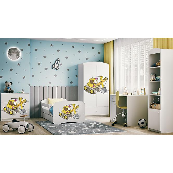 Komód gyermek számára Babydreams fehér – Kotrógép