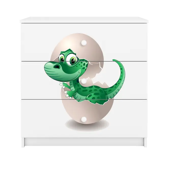 Komód gyermek számára Babydreams fehér – Dino
