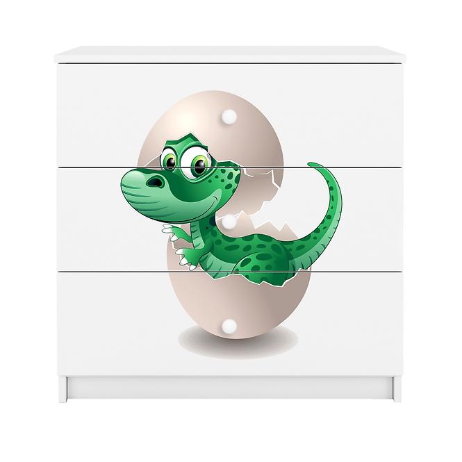 Komód gyermek számára Babydreams fehér – Dino
