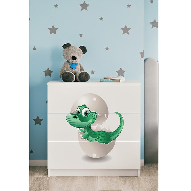 Komód gyermek számára Babydreams fehér – Dino