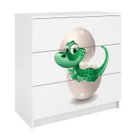 Komód gyermek számára Babydreams fehér – Dino