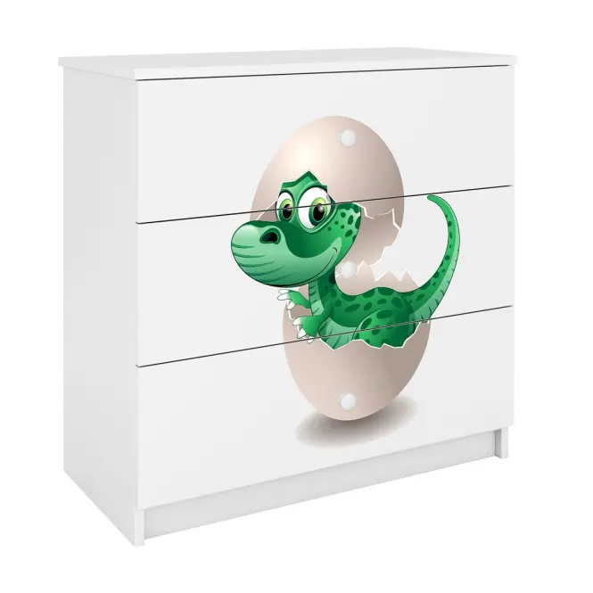 Komód gyermek számára Babydreams fehér – Dino