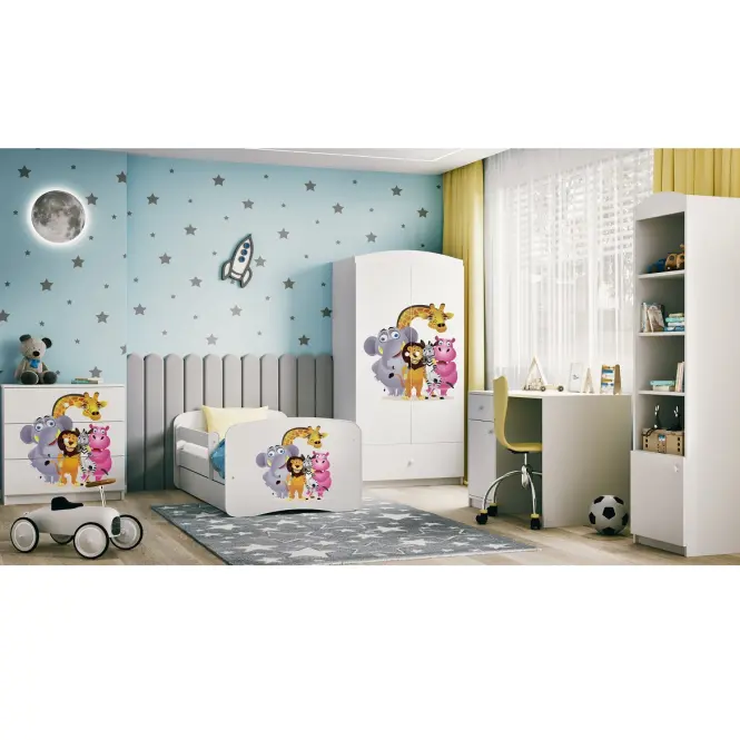 Komód gyermek számára Babydreams fehér – Zoo,7